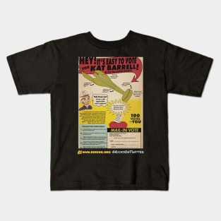 Vote For Kat! - Retro Leaflet Kids T-Shirt